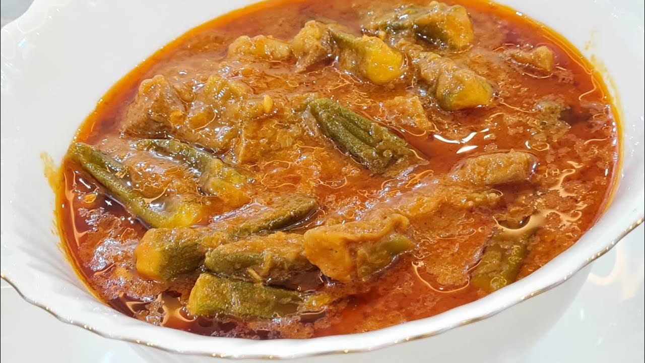 طريقة طبيخ البامية بطالريقة السودانيه ||اكلات سودانية 2021