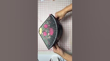 2 folds in 1 book - Fore-edge book folding art #bookart #bookfolding #bookcraft #diy