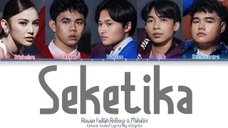 Rizwan Fadilah, RnBoyz* & Mahalini - Seketika (Musik Lirik Video)