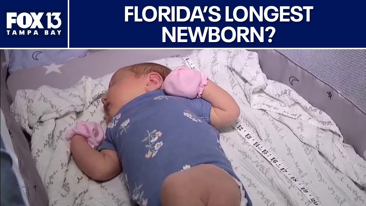 Baby girl nearly breaks record for her length