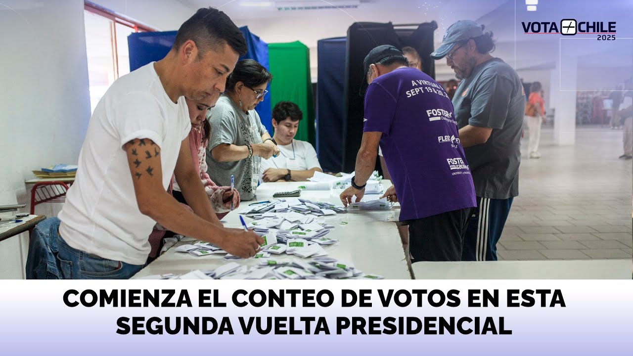 Se define la segunda vuelta presidencial: Comienza el conteo de votos a ...