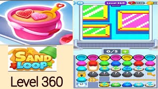 Sand loop level 360 solution and walkthrough for gameplay 