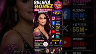 Selena Gomez Internet Queen 👑 Social Media Reach Explained🌎❤️ #viralvideo #youtubeshorts