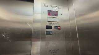 Disgusting! Mitsubishi Hydraulic Elevator Century Theatres Parking Garage - Hayward, CA