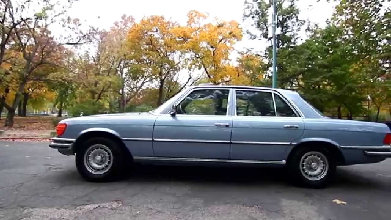 der erste w116 S Klasse 280s von September 1972  HD