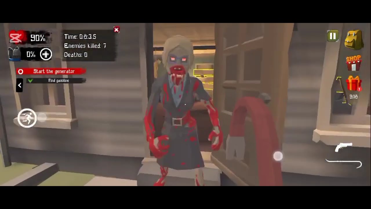 My first survival shelter games 