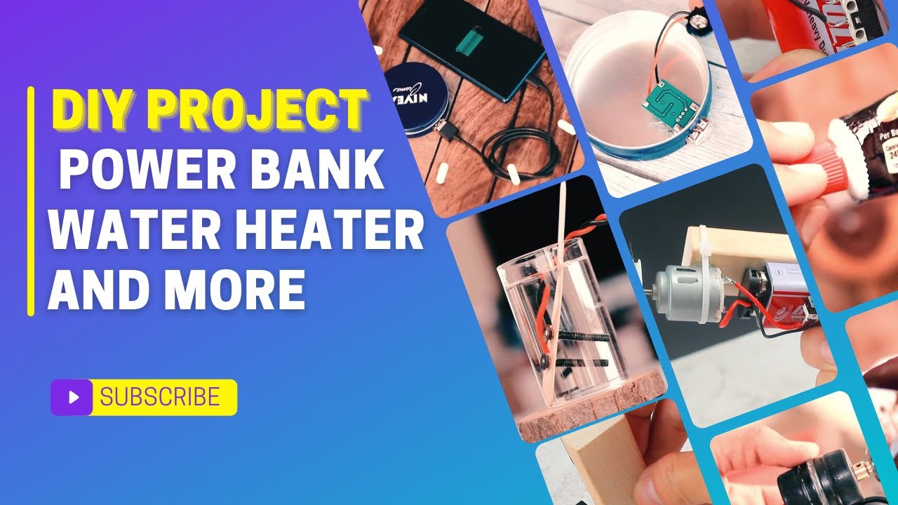 Diy project How to make mini power bank water heater at home and