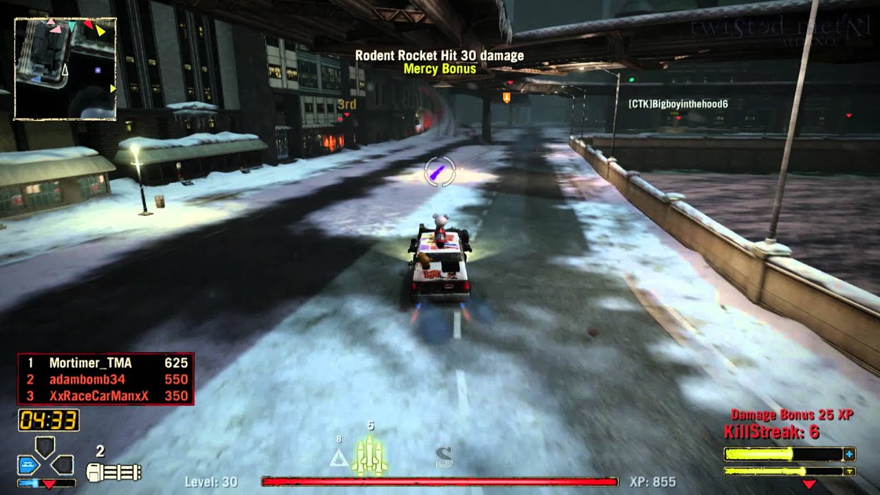 [Twisted Metal / PS3] Vermin Kill Frenzy Part 4 (1440p) YouTube