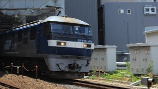 【JR北方貨物線】横関踏切 貨物(EF210-119):吹田方面 通過