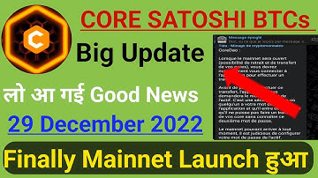 Satoshi core Mainnet Update/Satoshi New Update/Core Price prediction/CORE Mining Listing/#satoshhi