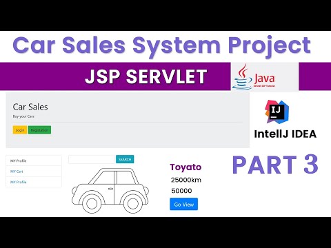 Car Sales System Project using Jsp Servlet  | Part 3