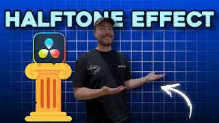 Halftone effect in DaVinci Resolve (Free version tutorial)