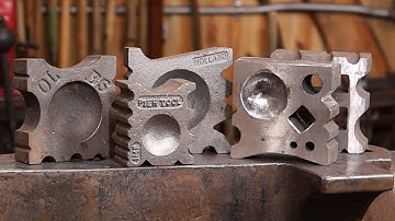 Mini-smederijblokken voor de smidse