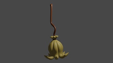 Witch Broom modeling in Blender
