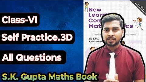 Chapter-3 Playing with  Numbers  || Self Practice-3C || New Learning Composite Mathematics Class-6