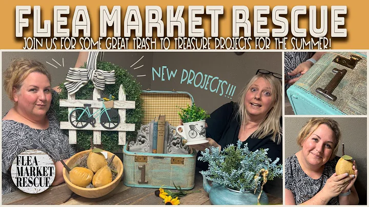 SUMMER DIY TRASH TO TREASURE HOME DECOR THRIFT FLIP PROJECTS 2025