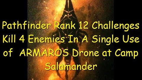 Ghost Recon Breakpoint Pathfinder Rank 12 Challenge 4 Kills With ARMAROS Drone - Camp Salamander