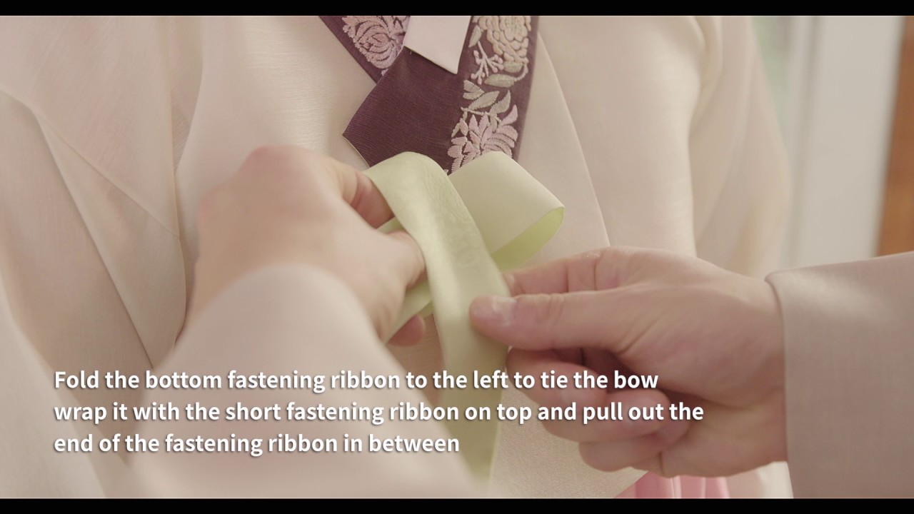 How To Tie A Hanbok
