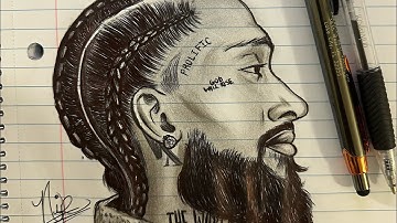 Nipsey Time-Lapse Drawing