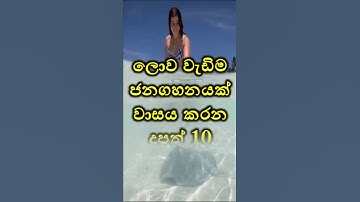 Top 10 meest bevolkte eilanden ter wereld 😱🤐🤔#shorts #fypシ゚viral