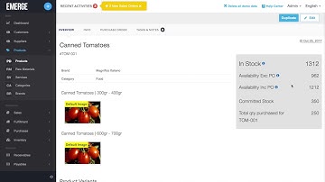Inventory Management with EMERGE