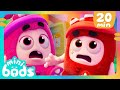 Gym Challenge | Cabaran Gim | Oddbods | Cute Cartoons for Kids @Oddbods Malay