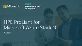 HPE ProLiant for Microsoft Azure Stack 101