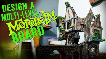 EPIC Mordheim Tavern Build with Scratch Built Details! Fixing a Mordheim Board GONE WRONG!