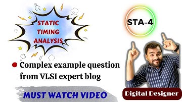Setup time example || STA Tutorial4 || Example Question @knowledgeunlimited #interview