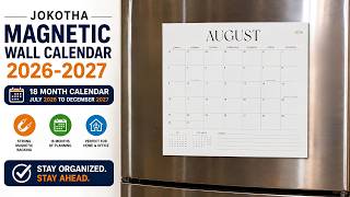 Stay organized with a magnetic calendar