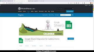 Integrasi Caldera Form dengan Google Spreadsheet