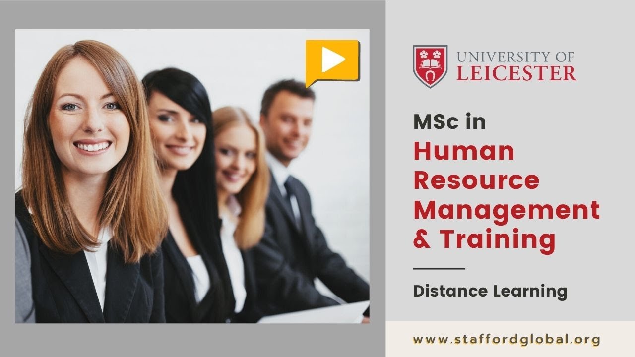phd in human resource management distance learning