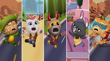 Best Funny Fails Talking Tom Gold Run VS Tom Hero Dash VS Tom Gold Run 2 #36