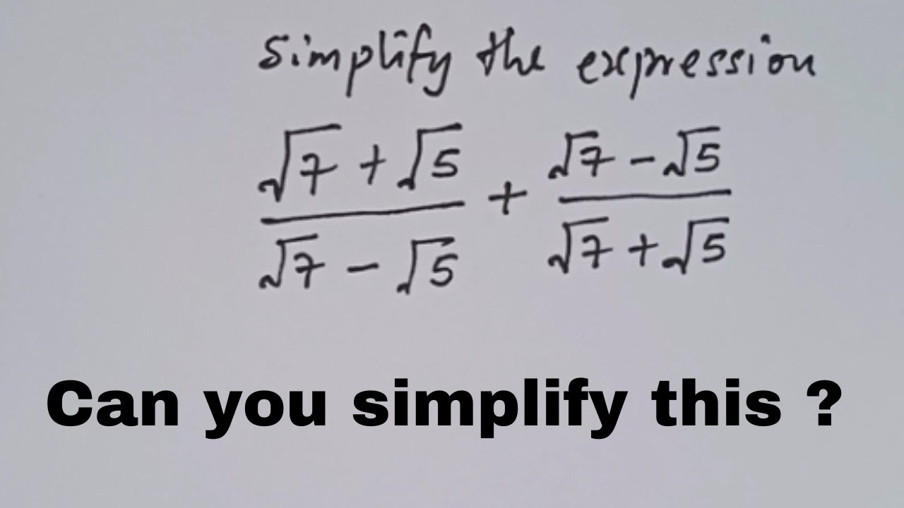 How to Simplify Radical And Rational Expressions Easily | Step-by-Step ...