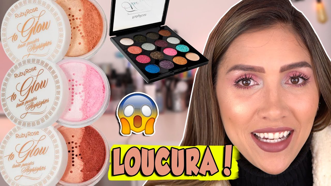 TESTANDO MAKES da 25 | ILUMINADORES ESTILO GRINGO