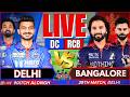 DC vs RCB Live: IPL 2026 Match Update 🏏