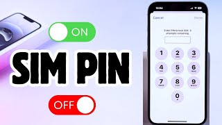 Iphone 16E Tutorial - How To Turn Sim Pin On Or Off