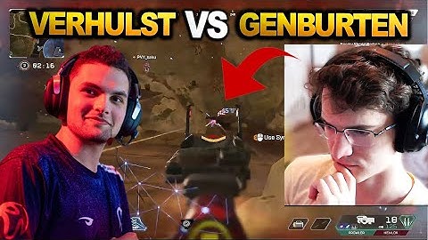 TSM Verhulst vs DZ Genburten in ALGS SCRIMS!! LAST 2 SQUAD - ( apex legends )