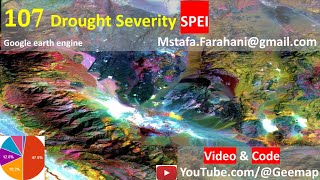 Google Earth engine Drought famine Severity SPEI Geosciences Earth environmental Qgis Arcgis ndvi