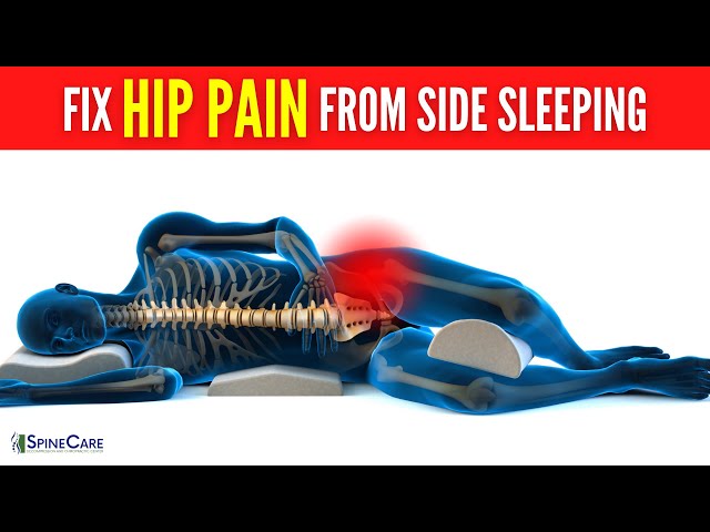 Sleeping with Hip Pain: How Our Support Pillow Relieves Hip Pain