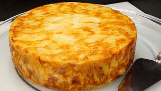 PASTEL DE PATATA TAN FÁCIL Y RICO QUE TE SORPRENDERÁS | POTATO PIE