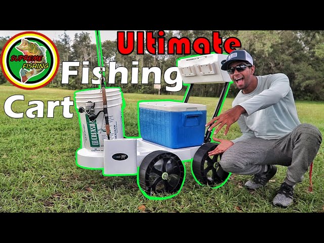 The ULTIMATE Saltwater Fishing Cart! (Seamule Beach Cart Unboxing/Assembly)  
