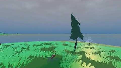 Unity procedurally generated island showcase