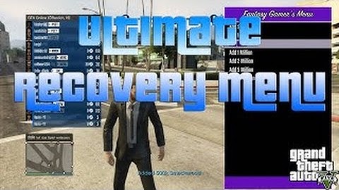 [SPRX/GTA V/1.23] ULTIMATE RECOVERY MOD MENU