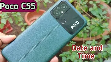 Poco C55   Mein Date And Time Setting Kaise Karen,Change Date And Time Setting In Poco C55,