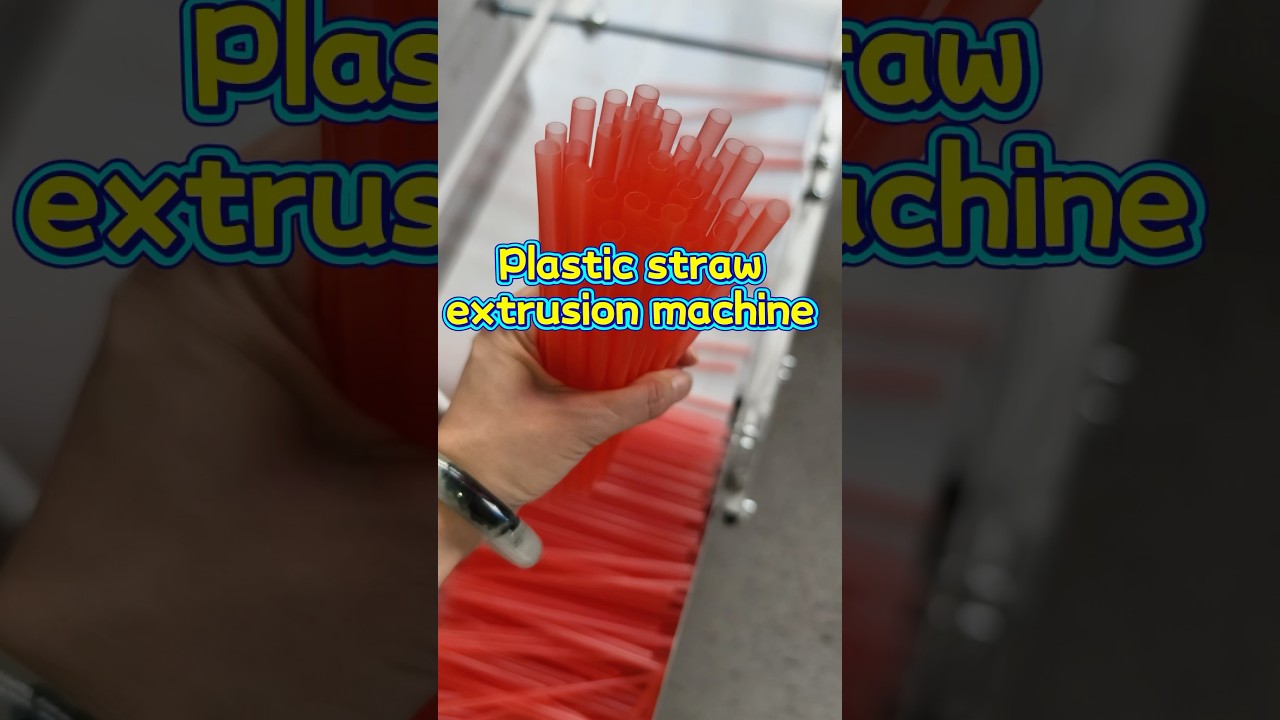 High speed automatic drinking straw production extrusion machine