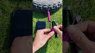 1:38 Repair for Wire-Free EV Tire #tirerepair #motorcycle #outdoors #diy #michigan #scooter