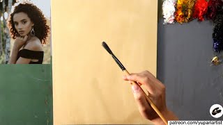 Start of a New PORTRAIT Painting!! Oil Painting  LIVE