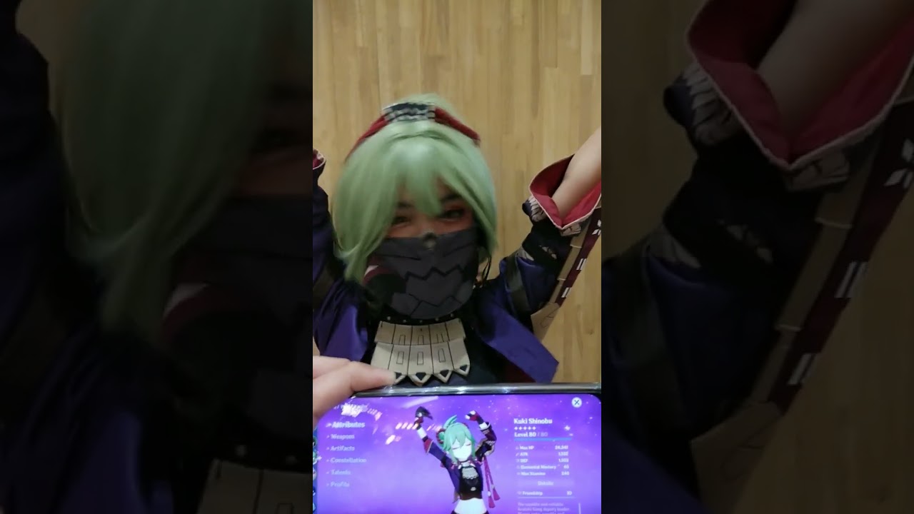 My Favourite Genshin Impact Kuki Shinobu Comes To Life Game And Cosplayer Edition At FX Sudirman.