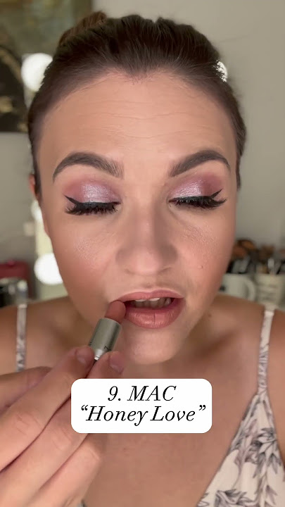 MAC HONEY LOVE LIPSTICK 💄 #maclipstick #LipstickLover #lipswatch 